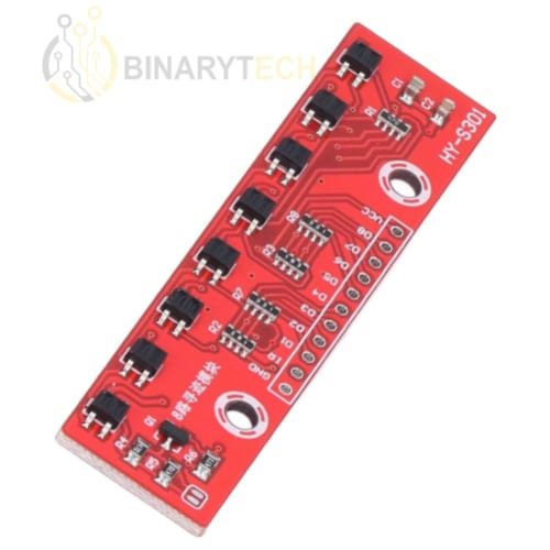 مستشعر تتبع بالأشعة تحت الحمراء QTR بـ 8 قنوات IR للسيارة الذكية