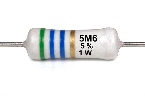 Résistances 1W 5% - 5M6