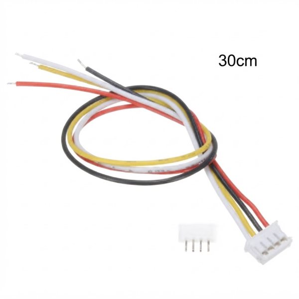 كابل موصل JST XH2.54 26AWG 30cm ذكر/أنثى - 4 دبابيس