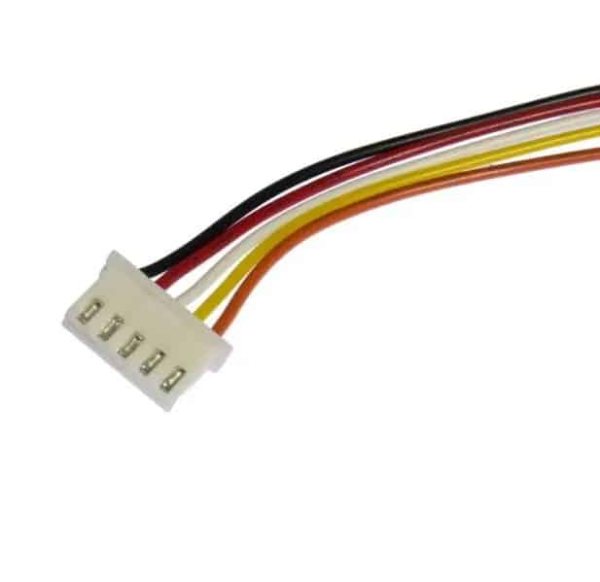 كابل موصل JST XH2.54 26AWG 20cm ذكر - 5 دبابيس