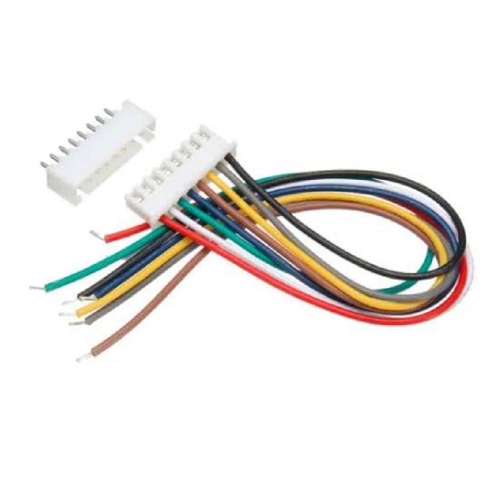 كابل موصل JST XH2.54 26AWG ذكر/أنثى 30cm - 8 دبابيس