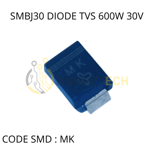 ديود حماية ESD / ديود TVS 600W 30V 10% أحادي الاتجاه
