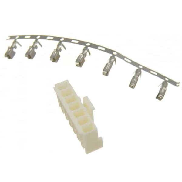 موصل اتصال VH3.96mm، 7 دبابيس أنثى مع طرف كبس
