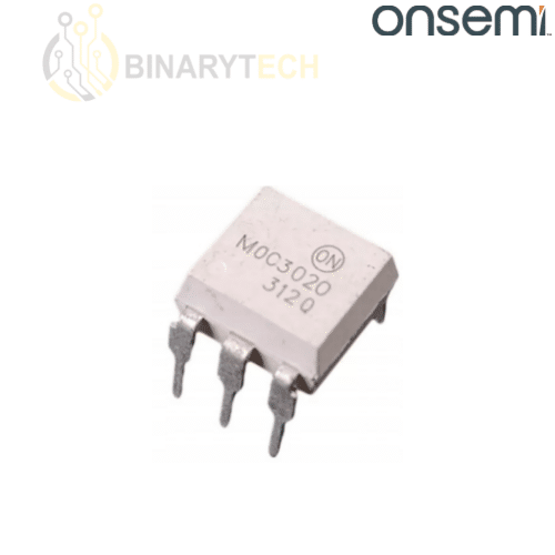 Optoctriac non zero-cross driver optocoupleur ONSEMI, MOC3020 400V 1A PDIP-6