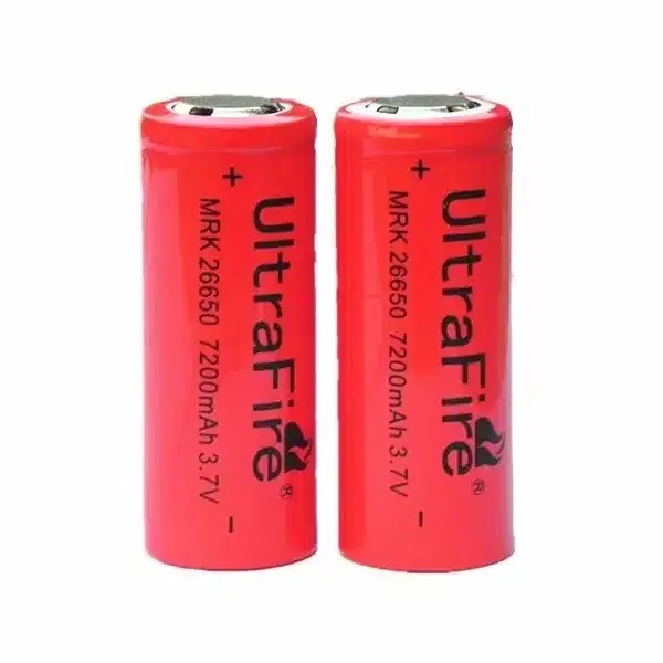 بطارية Li-ion قابلة للشحن Ultrafire 26650 3.7V 6800mAh