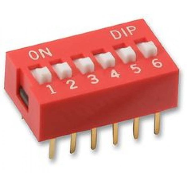 DIP Switch Interrupteur 6p-8p-12p-7p - 12 position