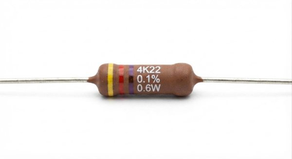 Résistances 0207 ( 0.6W ) 0.1% - 4k22