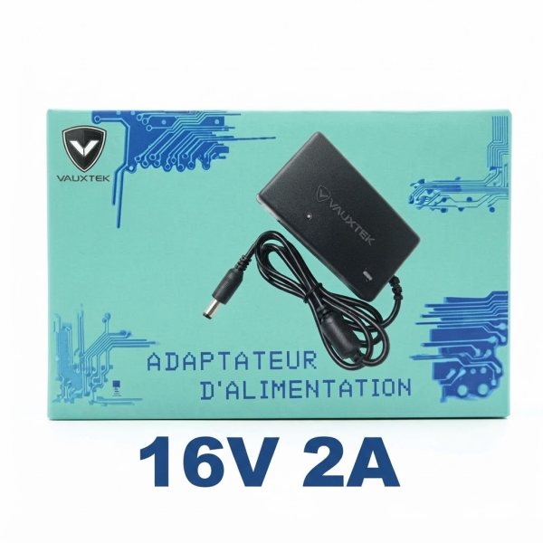 Adaptateur VAUXTECH 16VDC 2A