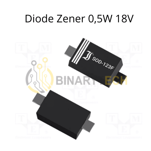 ديود زينر 18V 500mW MMSZ5248B SOD-123-2