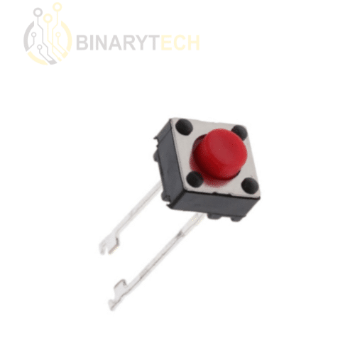 Commutateur tactile bouton poussoir 6x6x5mm 2 pins
