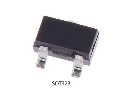 ديود زينر مزدوج بمصعد مشترك Rohm، UMZ6.8NT106 6C 6.805V 200mW ±5% SOT-323 SMD