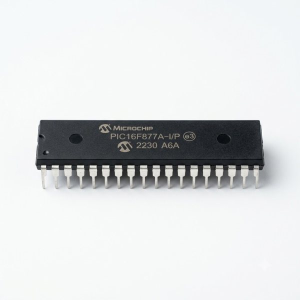متحكم دقيق PIC16F877A-I/P 8bit 20MHz 14KB (8K x 14) FLASH 40-PDIP