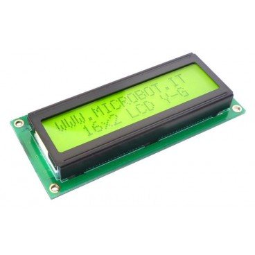 شاشة عرض أبجدية رقمية LCD1602A، 8-bit و16 دبوس بإضاءة خلفية خضراء
