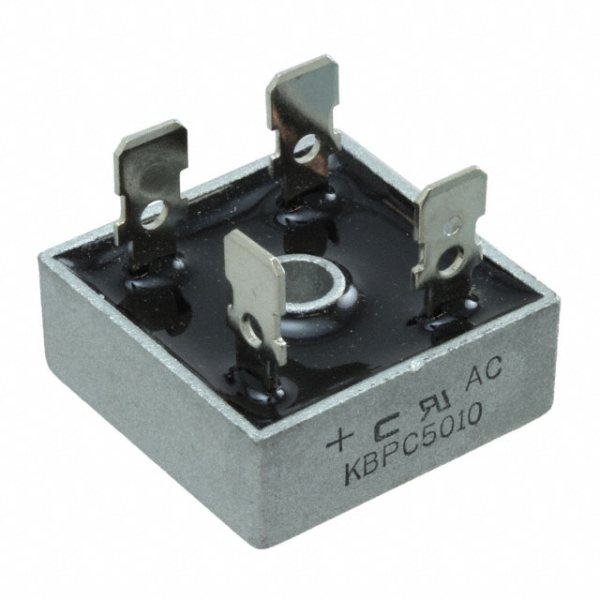 Pont de diode redresseur Monophasé SEP, KBPC5010 1000V 50A HT