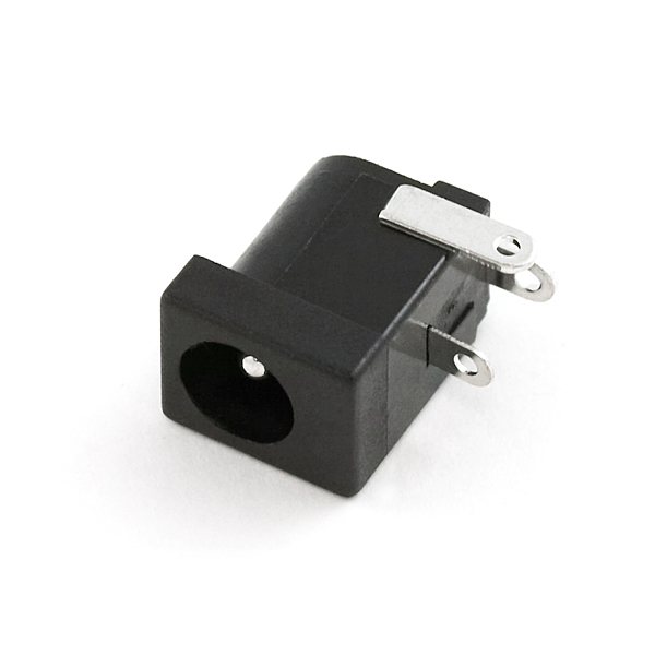 connecteur DC Power à souder Femelle 2.1mm/5.5mm - JAUNE