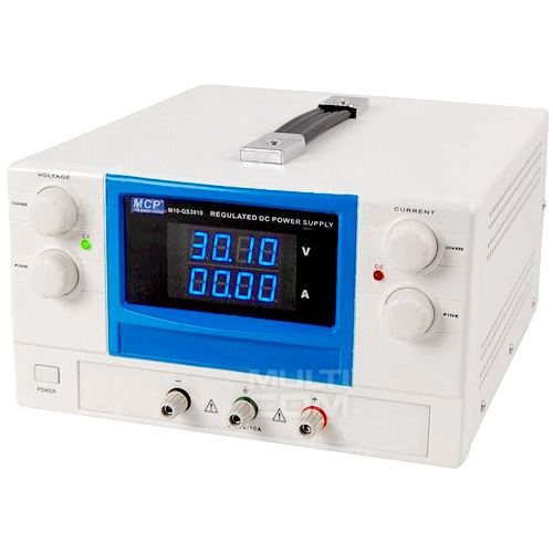 alimentation variable de laboratoire MCP, 10M-QS3010 30V 10A une sortie