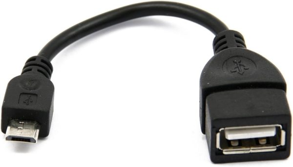 موصل محول من منفذ USB نوع A إلى منفذ USB Micro B من Luna