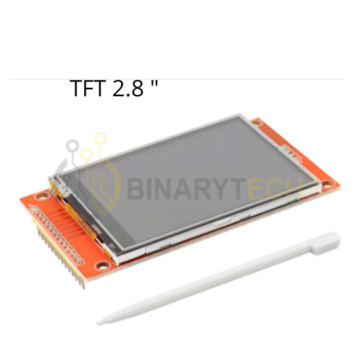 شاشة لمس TFT بواجهة SPI مقاس 2.8 بوصة (240x320)