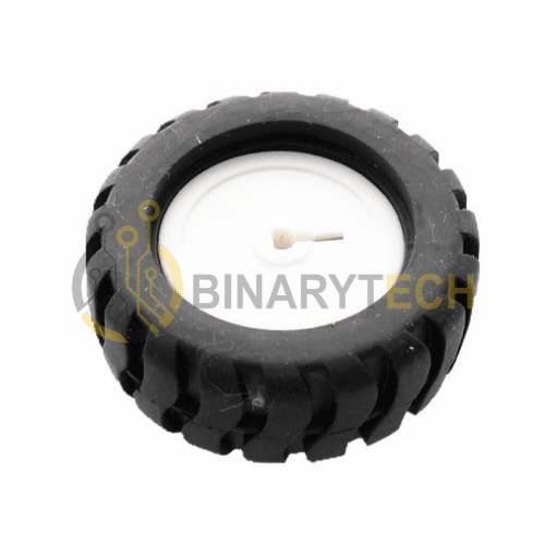 عجلة 43mm بأبعاد 43x19x3mm لمحرك N20 بمحور D