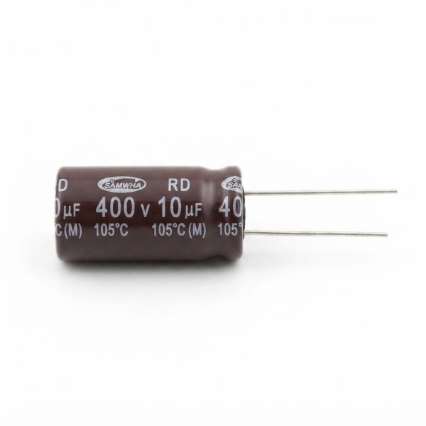 Condensateur Électrolytique Samwha 10uF - 400V - 105°C