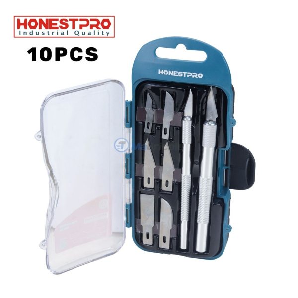 Kit Couteaux bistourie en Aluminium HONESTPRO YAF1021 10PCS