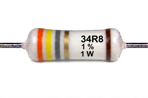 Résistances 1W 1% - 34R8