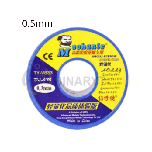 سلك لحام قصدير MECHANIC، TY-V833 40g 0.5mm