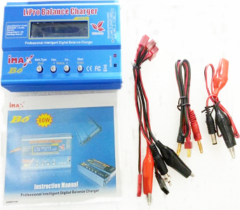 شاحن LiPo IMAX B6 80W 6A طقم كامل