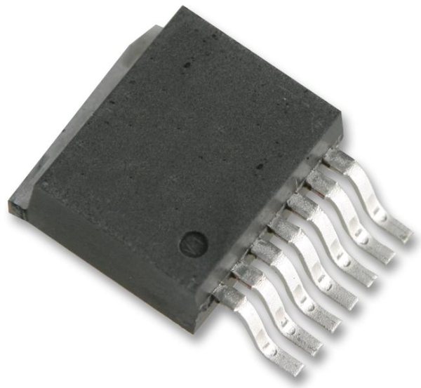 محول تيار مستمر DC-DC خافض للجهد، من إنتاج National Semiconductor، طراز LM2678S-ADJ Simple Switcher بغلاف TO-263-7 للتركيب السطحي SMD
