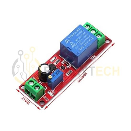 Module relais Temporisateur HW-010 NE555 12VDC delay 0-60s
