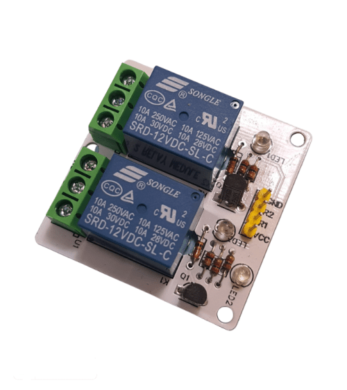 وحدة ريليه بقناتين BINARYTECH - 5VDC