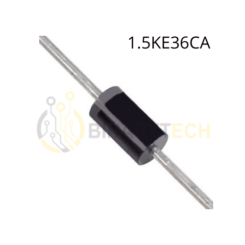 ديود حماية ESD من نوع TVS ثنائي الاتجاه، 1.5KE36CA 1500W 30.8V DO-201