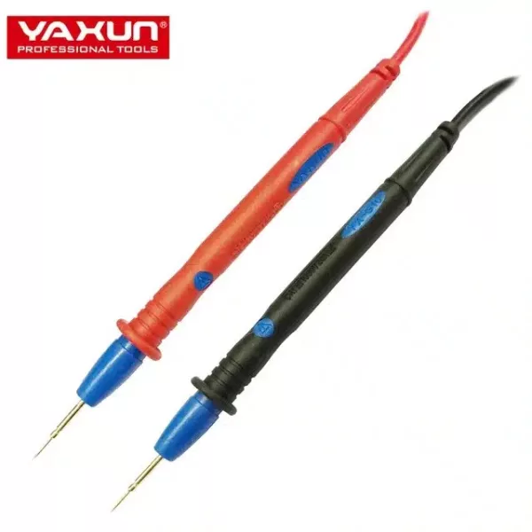 Sonde multimètre banane précision YAXUN, YX-G10 1.1m 1000V 20A CAT III 2mm
