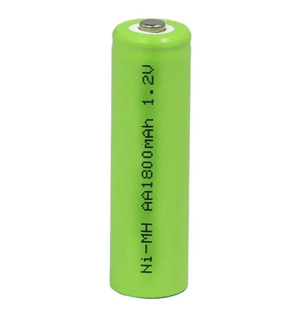 بطارية Ni-Mh قابلة للشحن AA 1.2V 1800mAh
