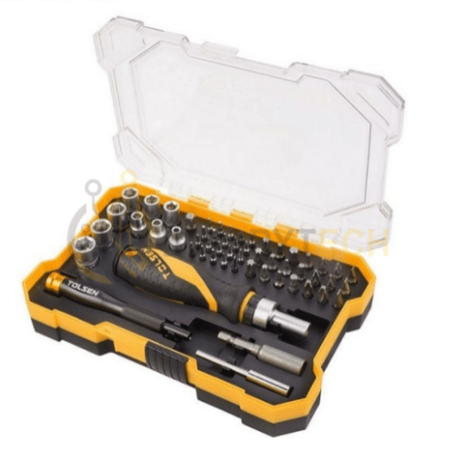 Kit Tournevis de précision 56 Pièces TOLSEN 20187