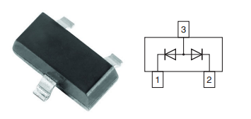 BAW56 Dual diode SMD SOT-23 ( 70v / 0.3A )