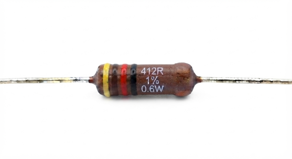 Résistances 0207 ( 0.6W ) 1% - 412R