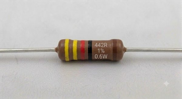 Résistances 0207 ( 0.6W ) 1% - 442R