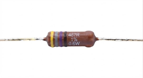 مقاومة 0207 ( 0.6W ) 1% - 487R