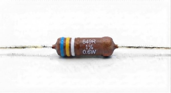 Résistances 0207 ( 0.6W ) 1% - 649R