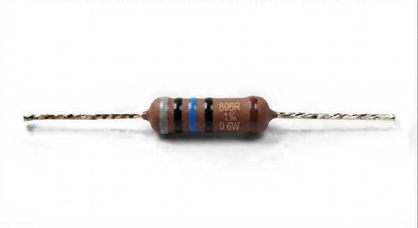 مقاومة 0207 ( 0.6W ) 1% - 806R