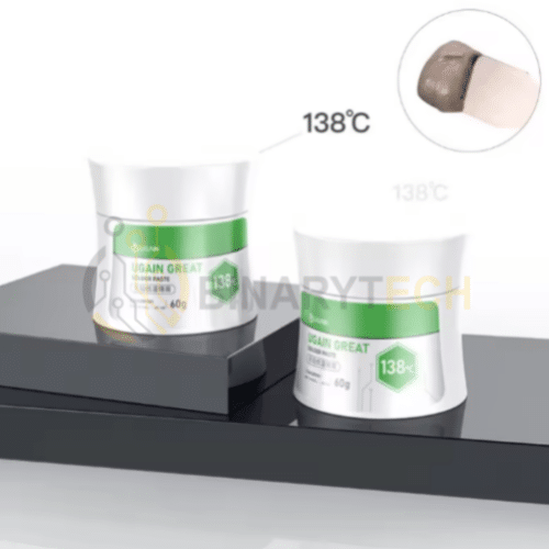 معجون لحام 63Pb37Sn Ugain، UG-138 60g 138°C