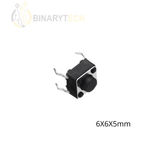 Commutateur tactile, bouton poussoir 6x6x5mm HT