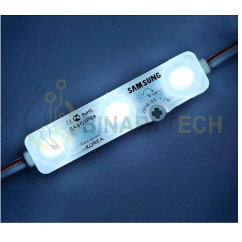 وحدة LED من Samsung 12V SMD2835 5054 5730 مقاومة للماء 3LED 1.5W أبيض