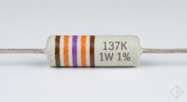 Résistances 1W 1% - 137K