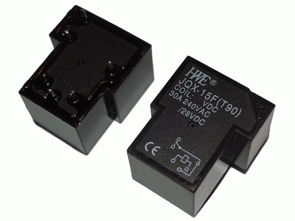 ريليه قدرة HWE، JOX-15F(T90) 1A 24VDC 30A/250VAC/28VDC PCB THT (مستعمل)