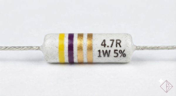 Résistances 1W 5% - 4R7