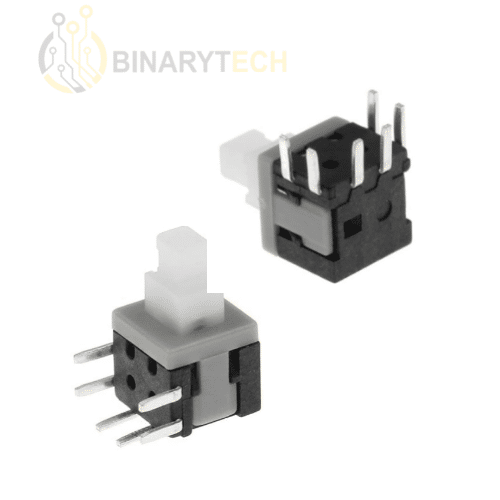 مفتاح On/Off 5.8x5.8mm بـ 6 دبابيس، KFC-5.8*5.8 مقبس جانبي