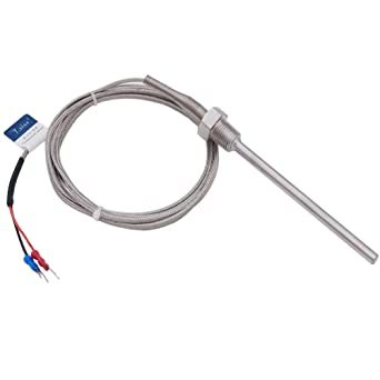 Sonde thermocouple de type K de 2 m-4'' 0 - 800° C