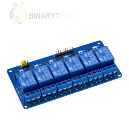 وحدة ريليه 6 قنوات 5V بعازل ضوئي